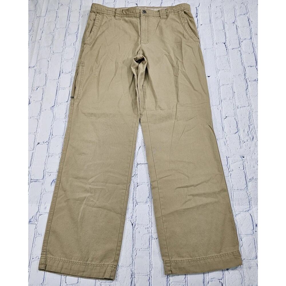 Columbia Beige Cotton Omni-Shield Sportswear Cargo Hiking Pants MENS SZ 36